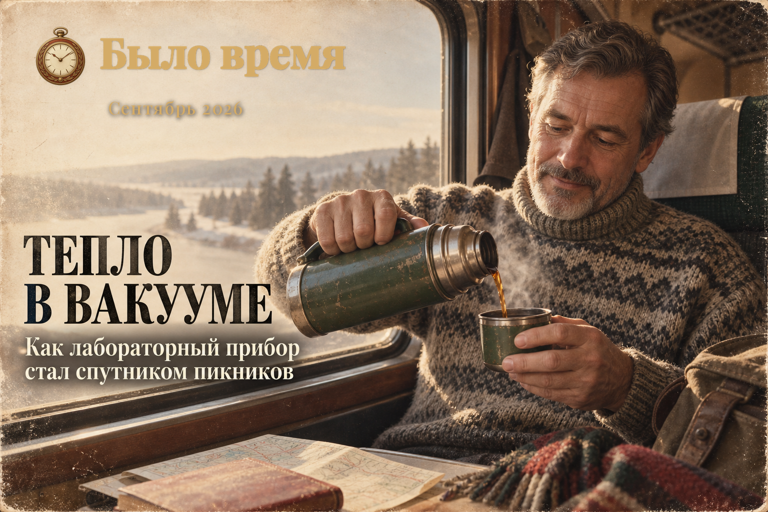 История термоса: как учёный придумал сосуд, который не отдаёт тепло