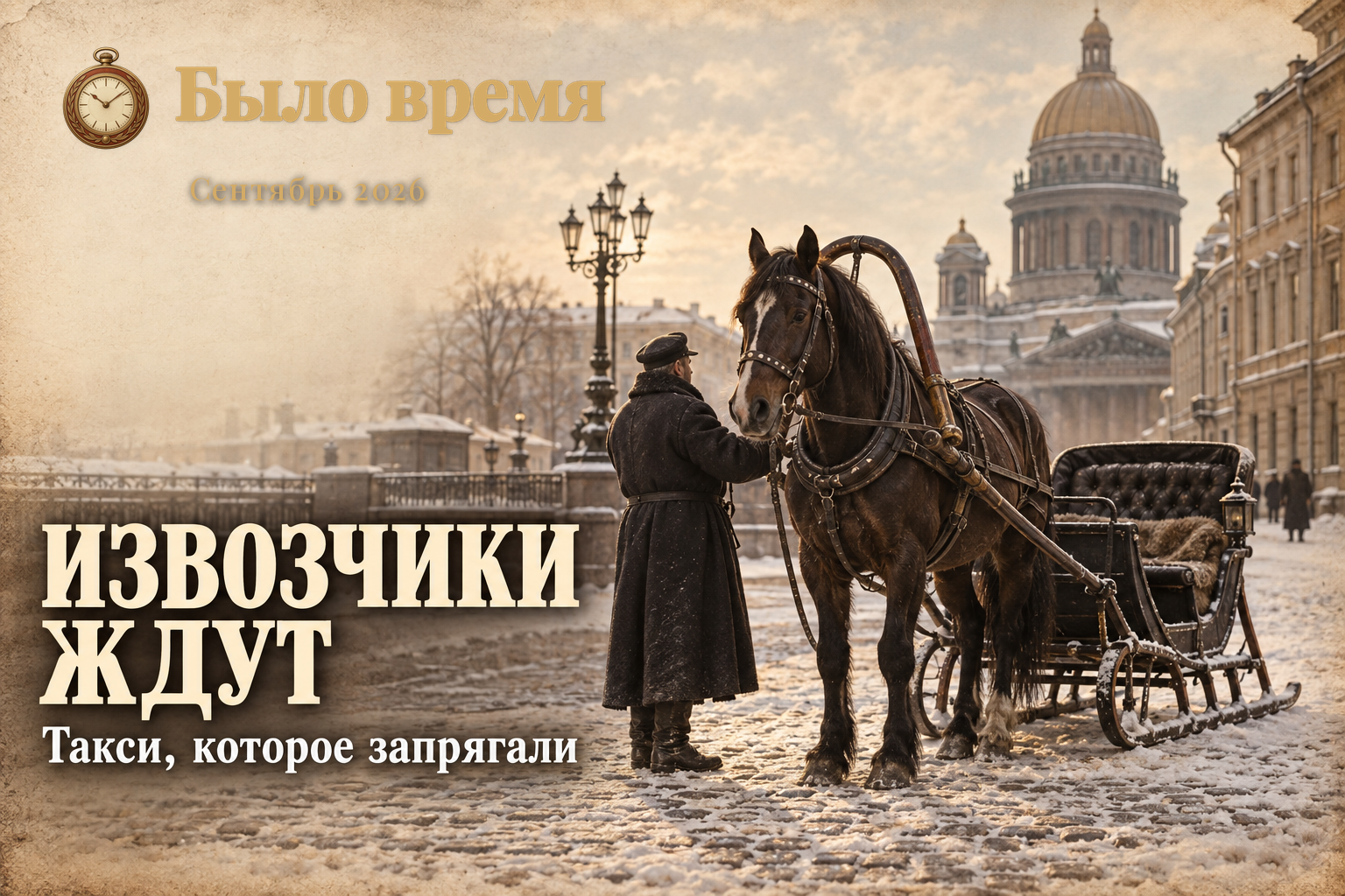 Извозчики: почему их ругали и как работало городское такси до автомобилей