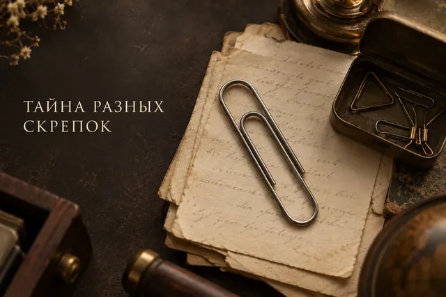 Почему в коробке со скрепками лежат треугольные и с крылышками?