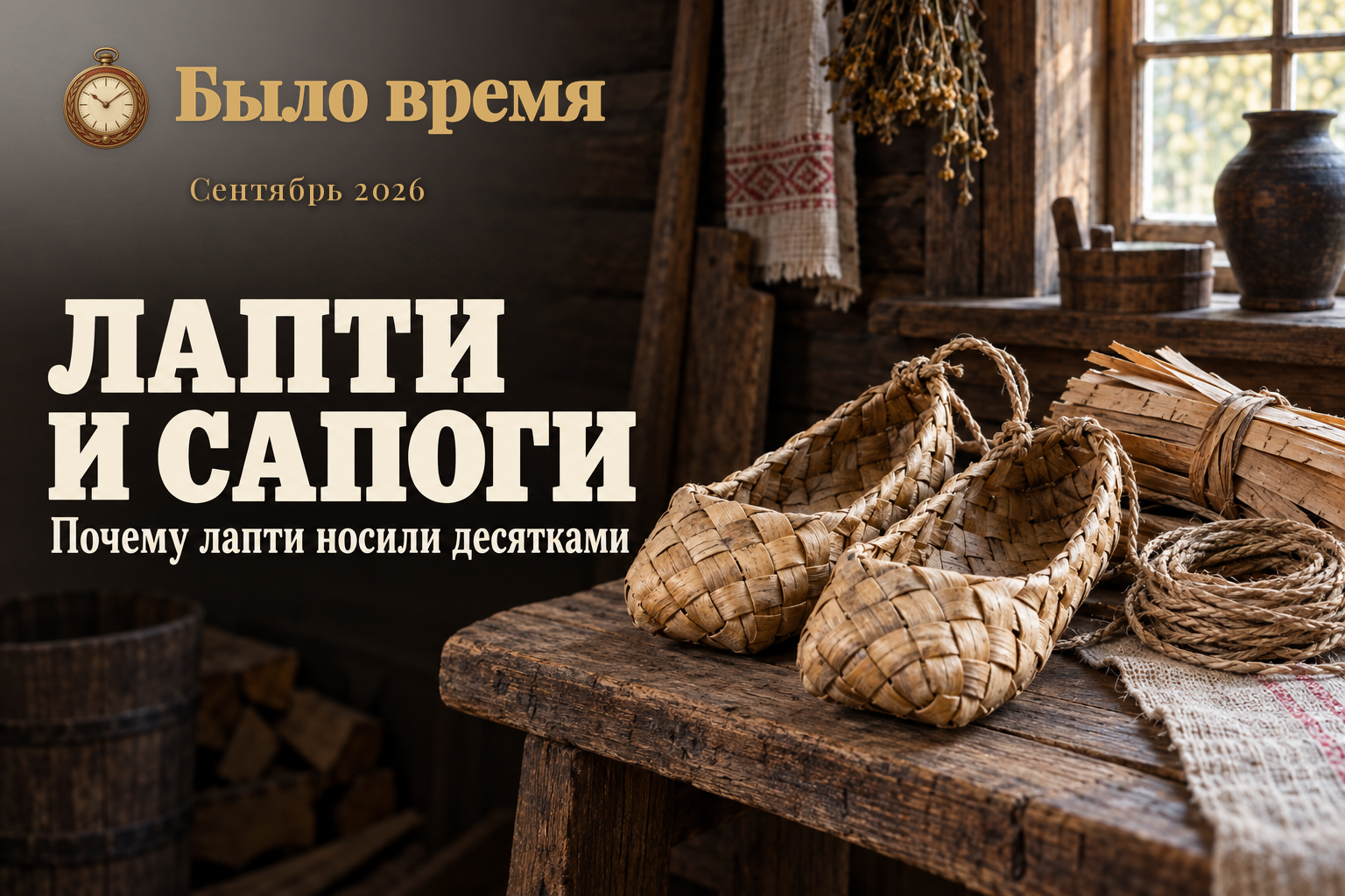 Почему лапти снашивались за неделю и всё равно были выгоднее сапог