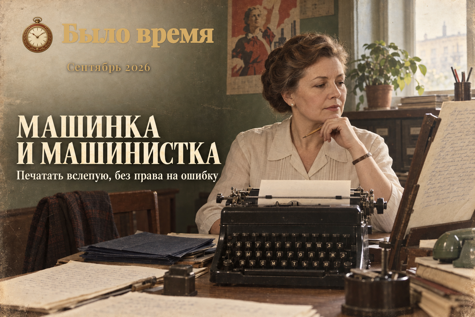 Как печатали до компьютеров: почему машинистка не смотрела на клавиши и при чём тут ЙЦУКЕН