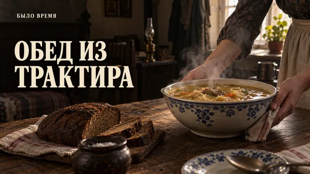 Как питались в городе до революции, если не было своей кухни: обед из трактира