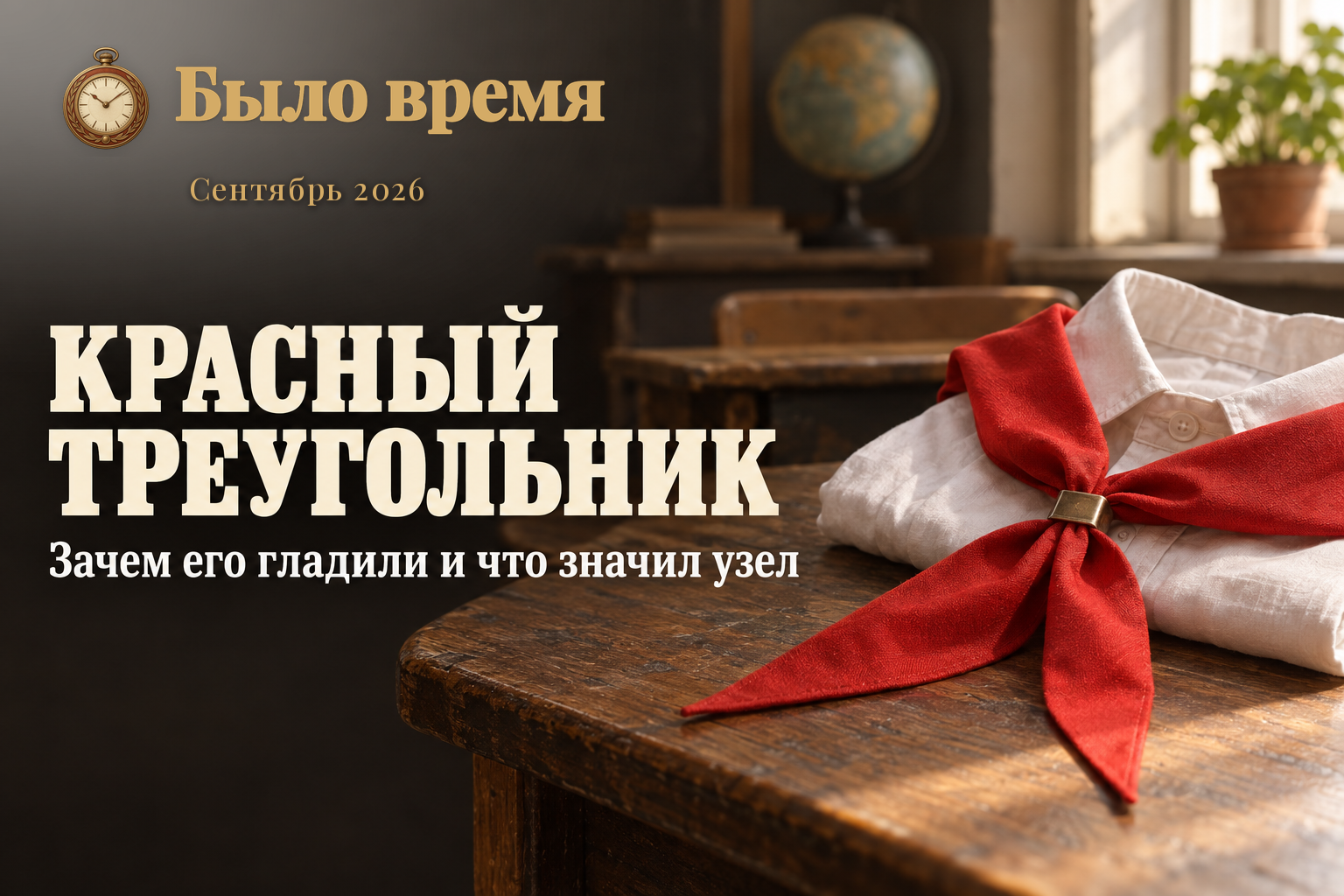 Почему пионерский галстук гладили и что означали три его угла