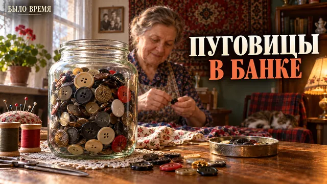 Оторвалась пуговица — не в мусор, а в банку: в СССР так делали не из бедности