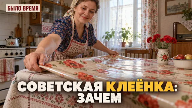 Почему в советских квартирах клеёнку клали поверх скатерти — и что с этим делать сейчас