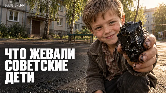 Оказалось, что советские дети жевали не гудрон, а битум с дорог.