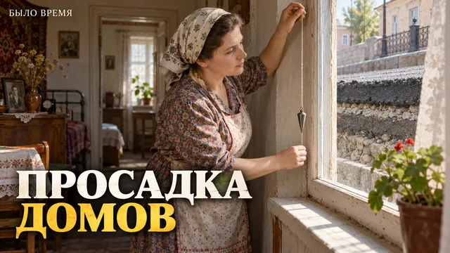 Дом чаще всего никуда не опускается: это улица поднимается, а дом остаётся на месте