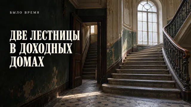 Почему в старых домах было две лестницы и кто ходил по чёрной