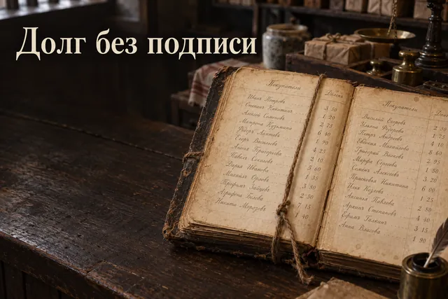«Запиши, хозяин»: почему этой фразы хватало, чтобы взять товар в долг до революции