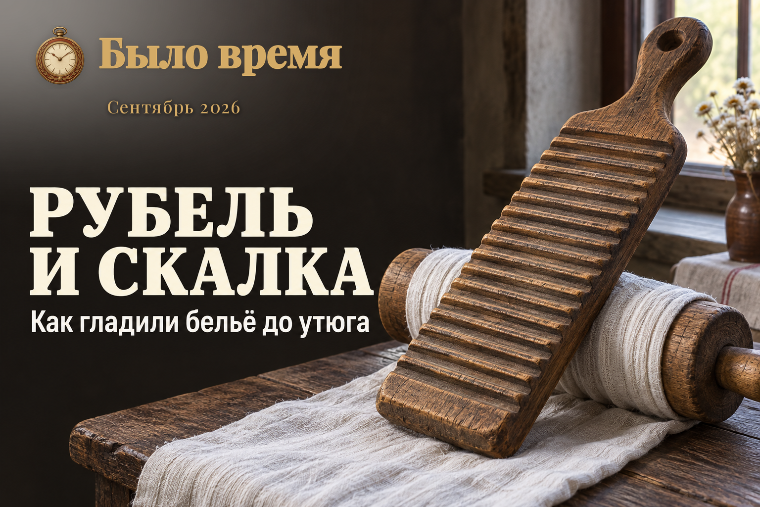 Частая ошибка: рубель путают с пральником. Как на самом деле гладили бельё скалкой