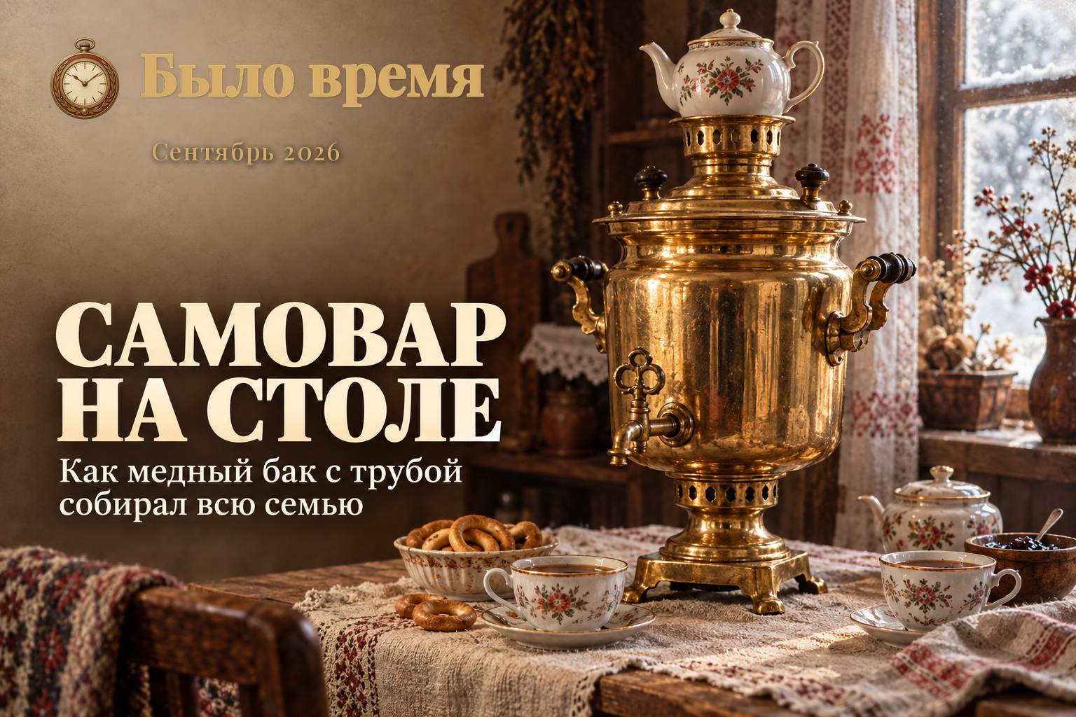 Почему самовар стал сердцем русского дома — и почему чай в нём не заваривают