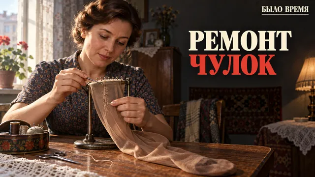 Почему в СССР спущенную петлю на чулках несли в ремонт, а не выбрасывали пару