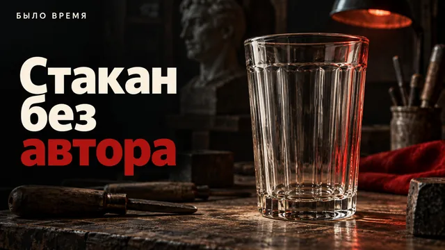Гранёный стакан приписывают знаменитому скульптору. Документов, которые бы это подтвердили, так и не нашли